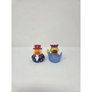 Statue of Liberty & Uncle Sam 4th of July Americana Rubber Ducks